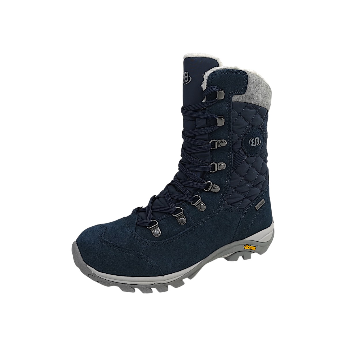 Brütting Fenella Damenschuhe Stiefel Gefüttert Blau Freizeit (marine/grau 1260, Größe 42 EU)