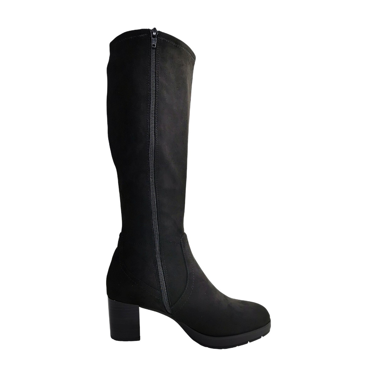 Jana Damenschuhe Reißverschluss Schaftstiefel Schwarz Freizeit (black 001, Größe 40 EU) Jana Damenschuhe Reißverschluss Schaftstiefel Schwarz Freizeit (black 001, Größe 40 EU)
