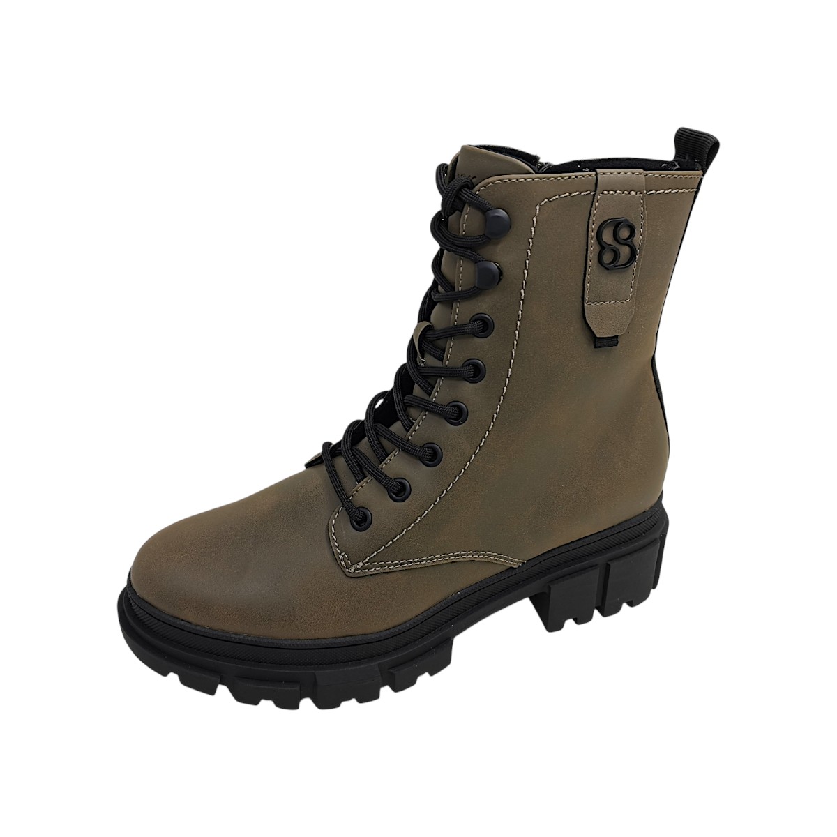 s.Oliver Damenschuhe Schnürstiefel Braun Freizeit (Dark taupe 348, Größe 36 EU)