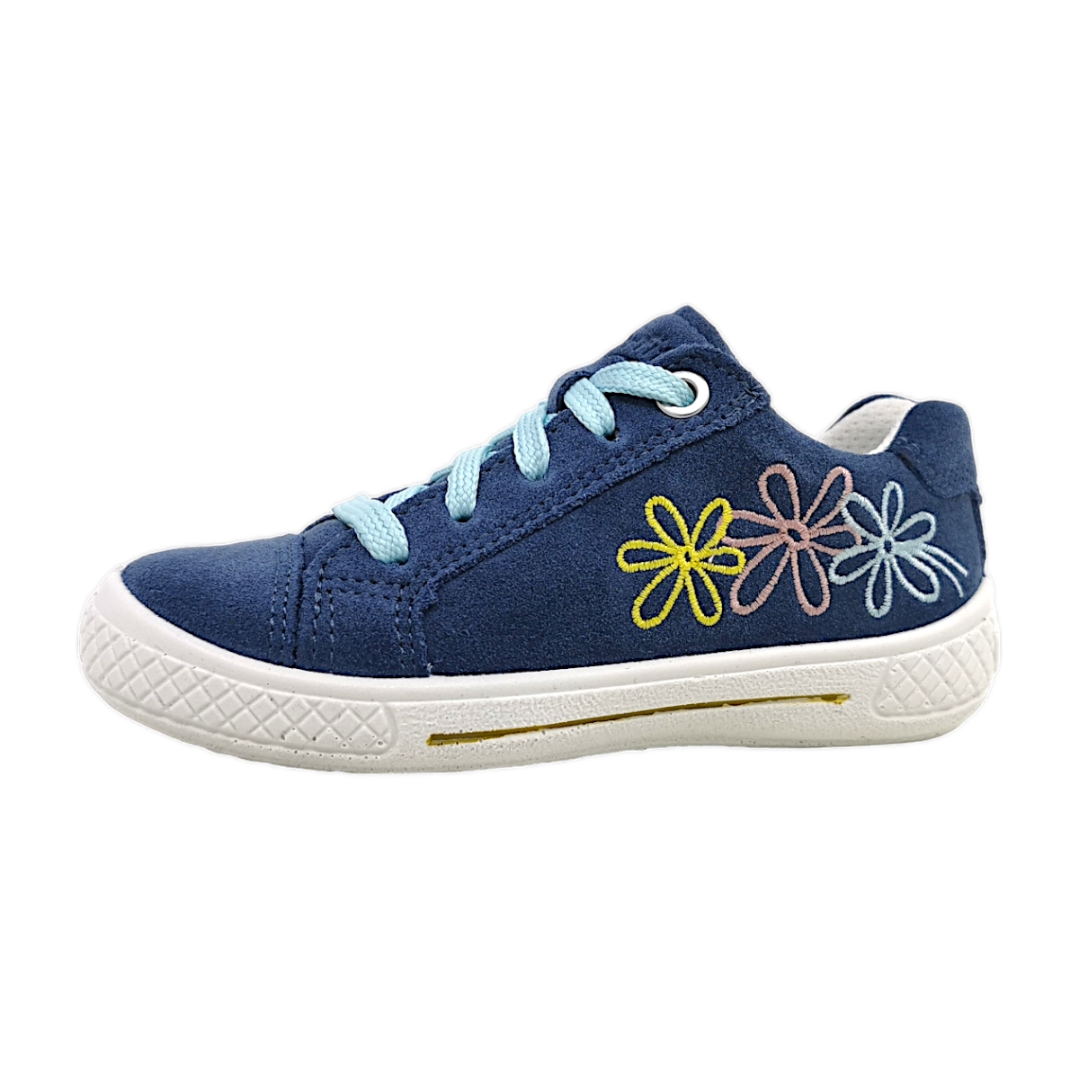 Superfit Tensy Kinderschuhe Mädchen Halbschuhe Schnürer Blau Freizeit