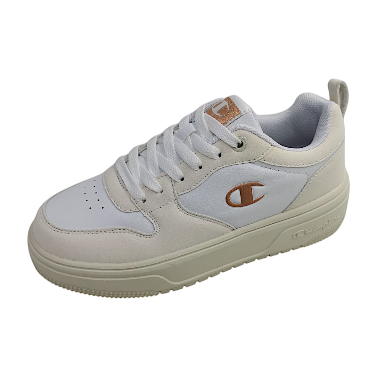 Champion RD18 Lite Low S11724-CHA-WW007 Weiß white/gold WW007