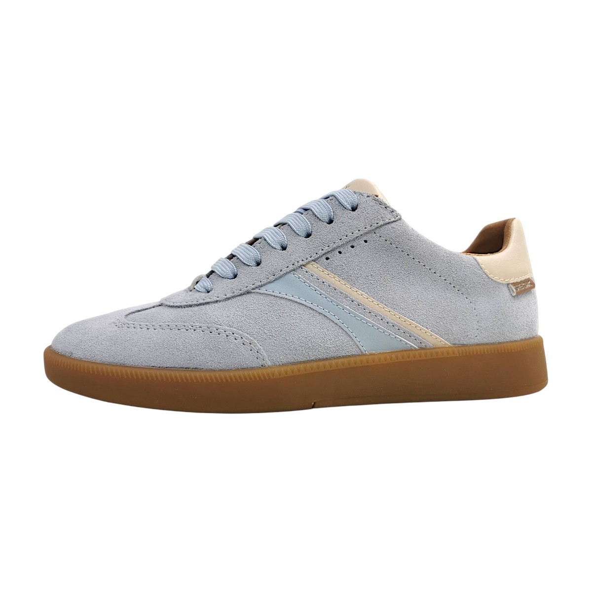 Geox Damenschuhe Schnürschuhe Sportive Blau Freizeit