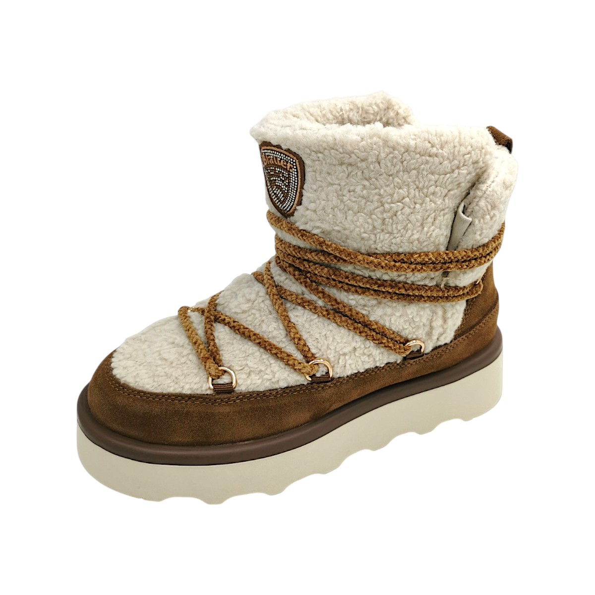 Blauer USA Damenschuhe Gefüttert Winterstiefel Braun Freizeit (cream/brown CRE/BRW, Gr. 1:37) Blauer USA Damenschuhe Gefüttert Winterstiefel Braun Freizeit (cream/brown CRE/BRW, Gr. 1:37)