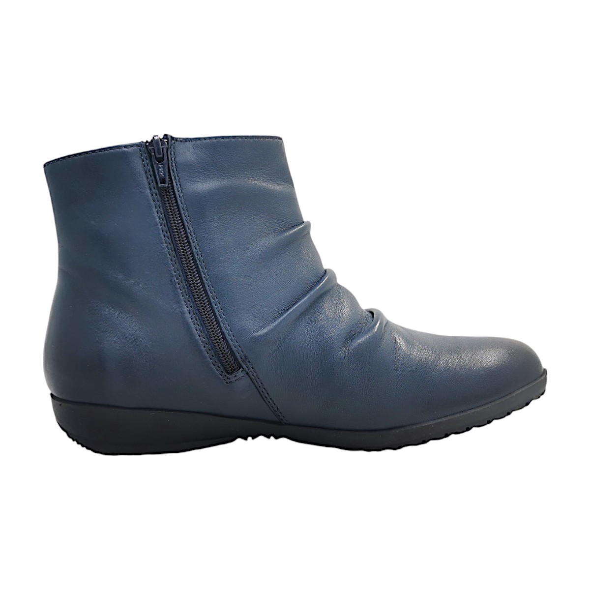 Josef Seibel Naly 61 Damenschuhe Reißverschluss Stiefelette Blau Freizeit
