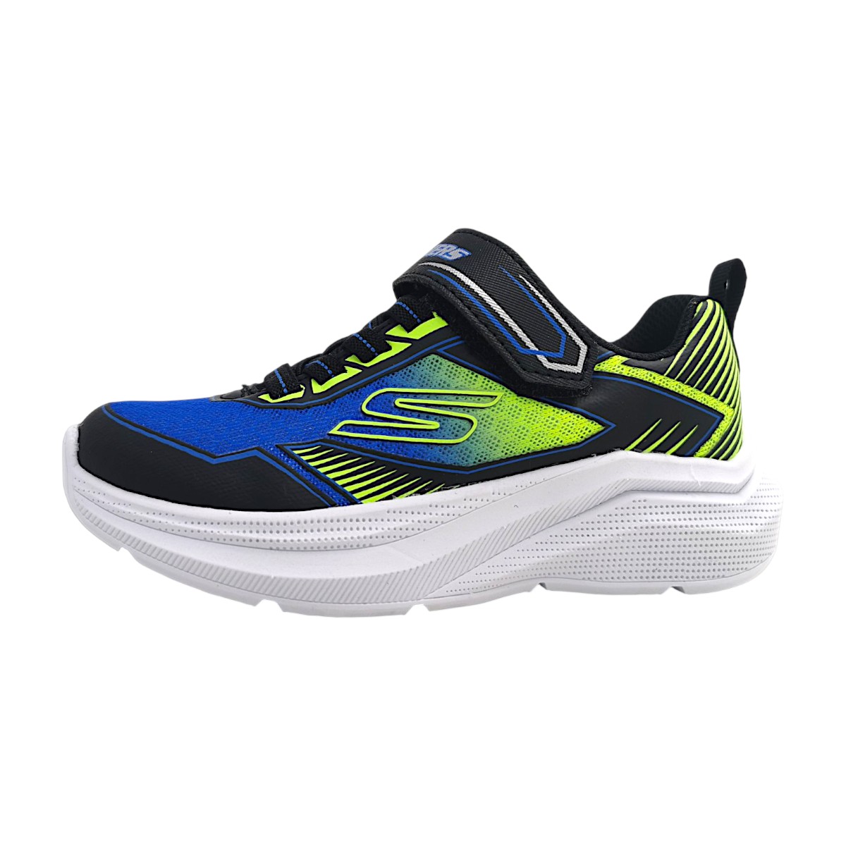 Skechers Microspec Velocity 404127L BBLM Blau black/blue/lime BBLM