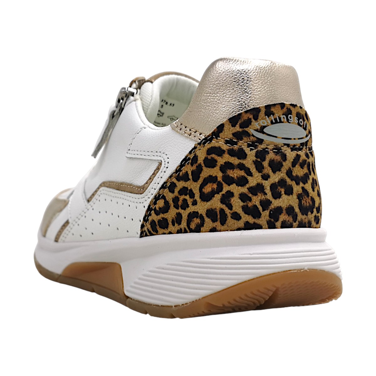 Gabor Comfort Damenschuhe Schnürschuhe Sportive Weiß Freizeit (weiss/puder/natur 53, Gr. 2:4.5)