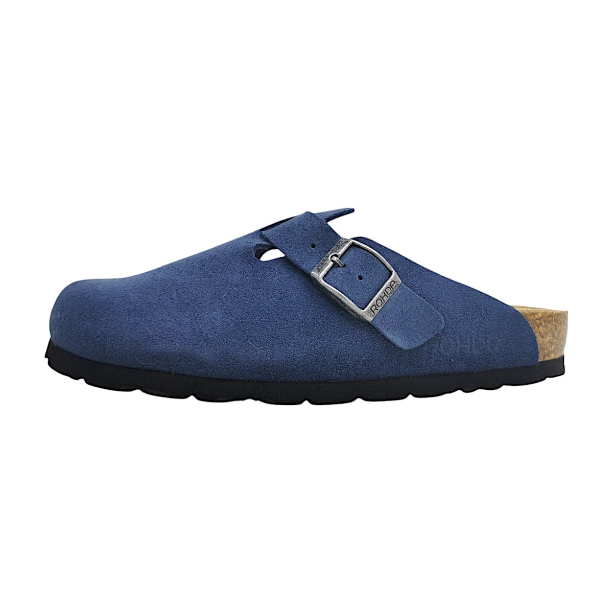 Rohde ALBA Damenschuhe Pantoletten Bequem Blau Freizeit