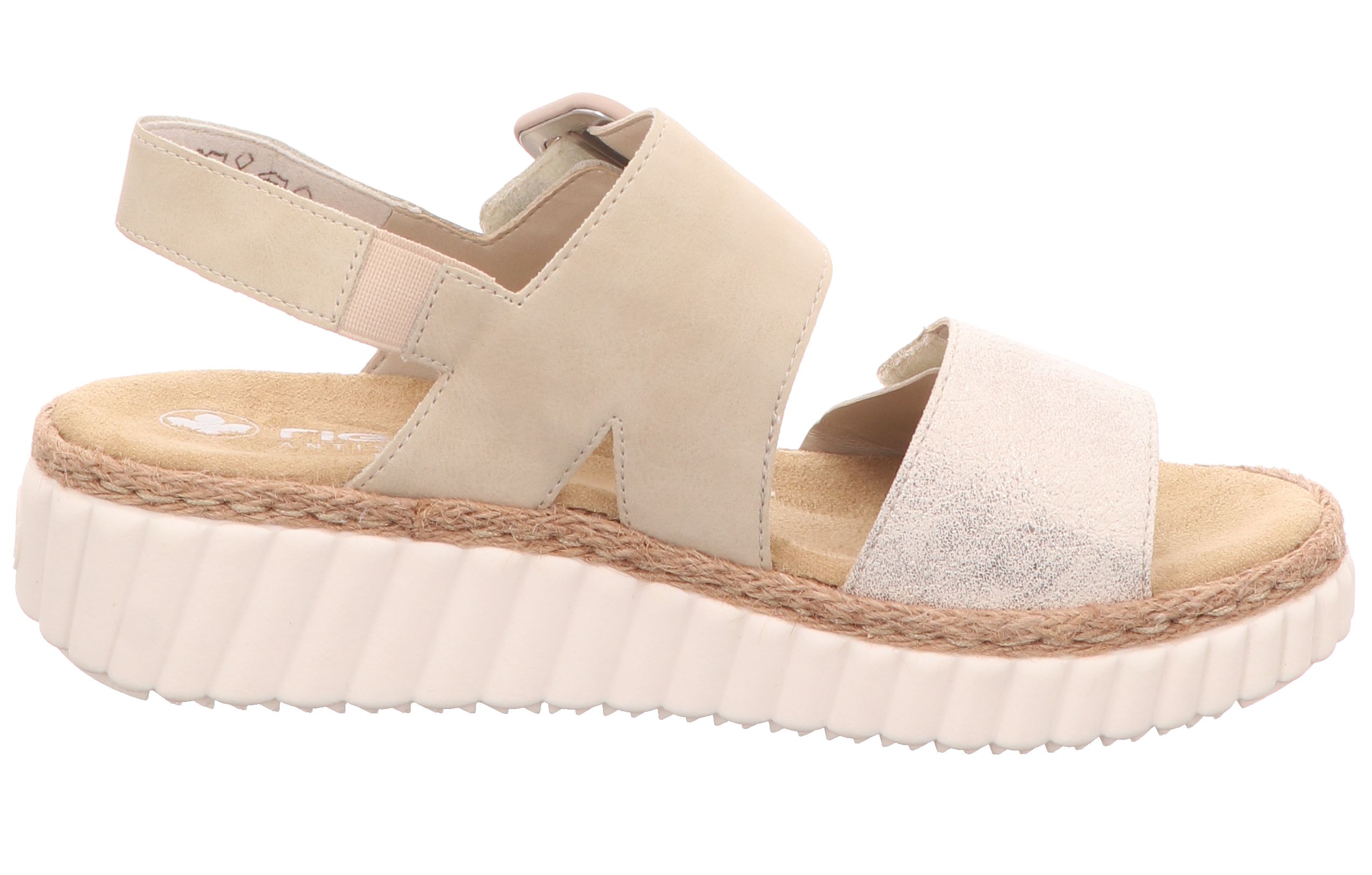 Rieker 69260-60 Beige beige-gold/perle