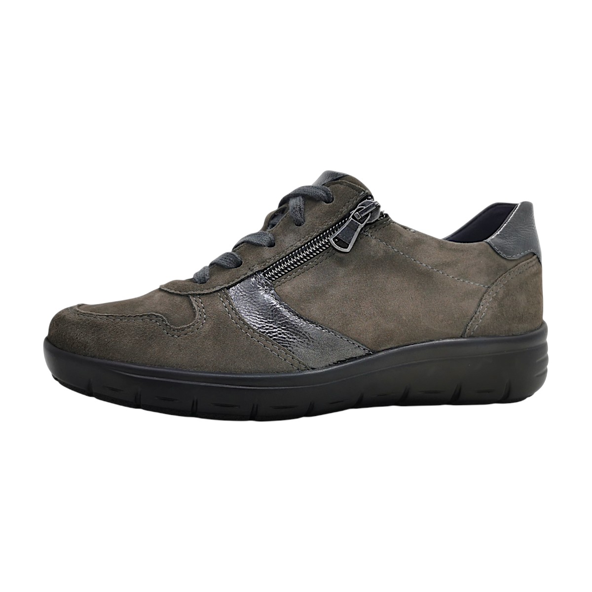 Semler Greta Damenschuhe sportlicher Schnürer Braun Freizeit