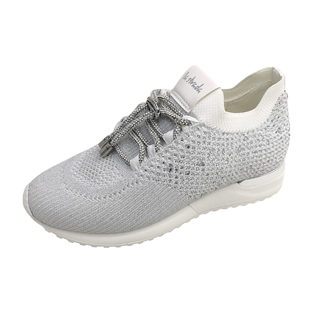 La Strada Damenschuhe Halbschuhe Slipper Silber Freizeit (white silver 4504, Größe 41 EU) La Strada Damenschuhe Halbschuhe Slipper Silber Freizeit (white silver 4504, Größe 41 EU)