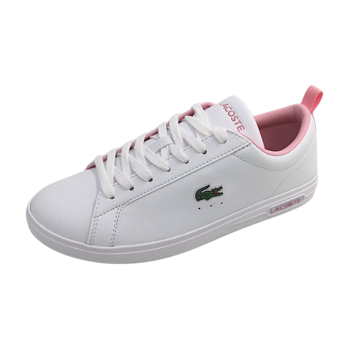 Lacoste Court Base 748SFA01231Y9 Weiß white/lt. pink 1Y9