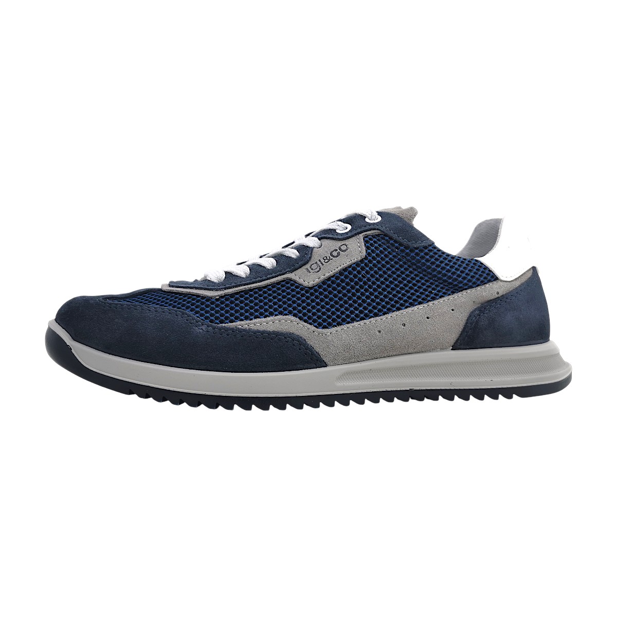 Igi & Co. Herrenschuhe sportlicher Schnürer Blau Freizeit Igi & Co. Herrenschuhe sportlicher Schnürer Blau Freizeit