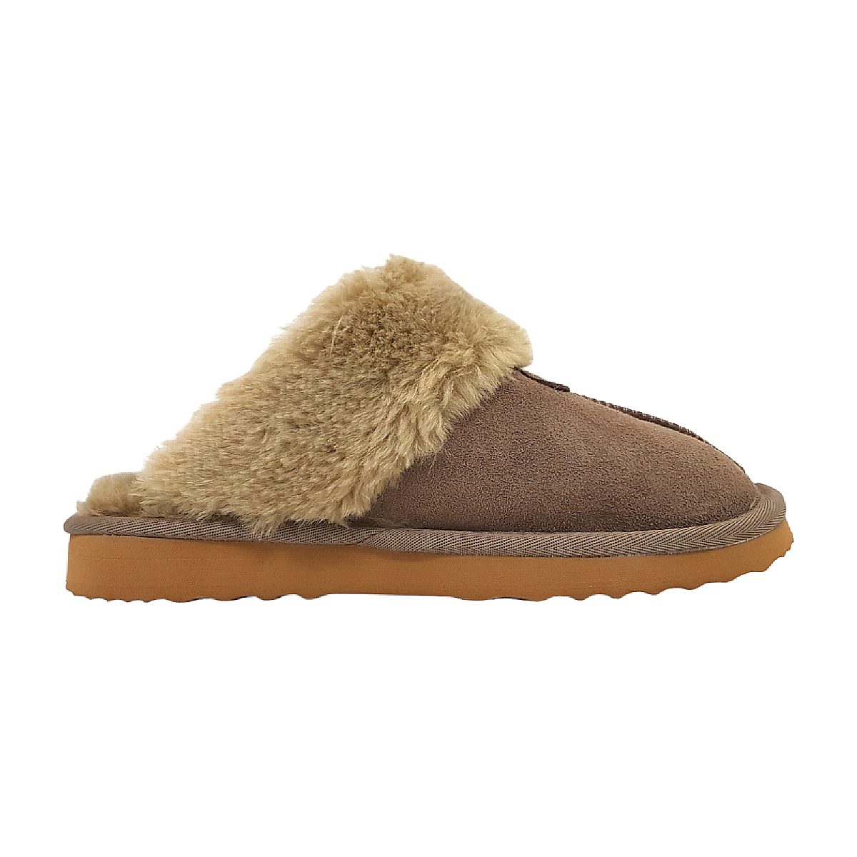 OOG Damenschuhe Hausschuhe Braun Freizeit (khaki, Größe 42 EU)