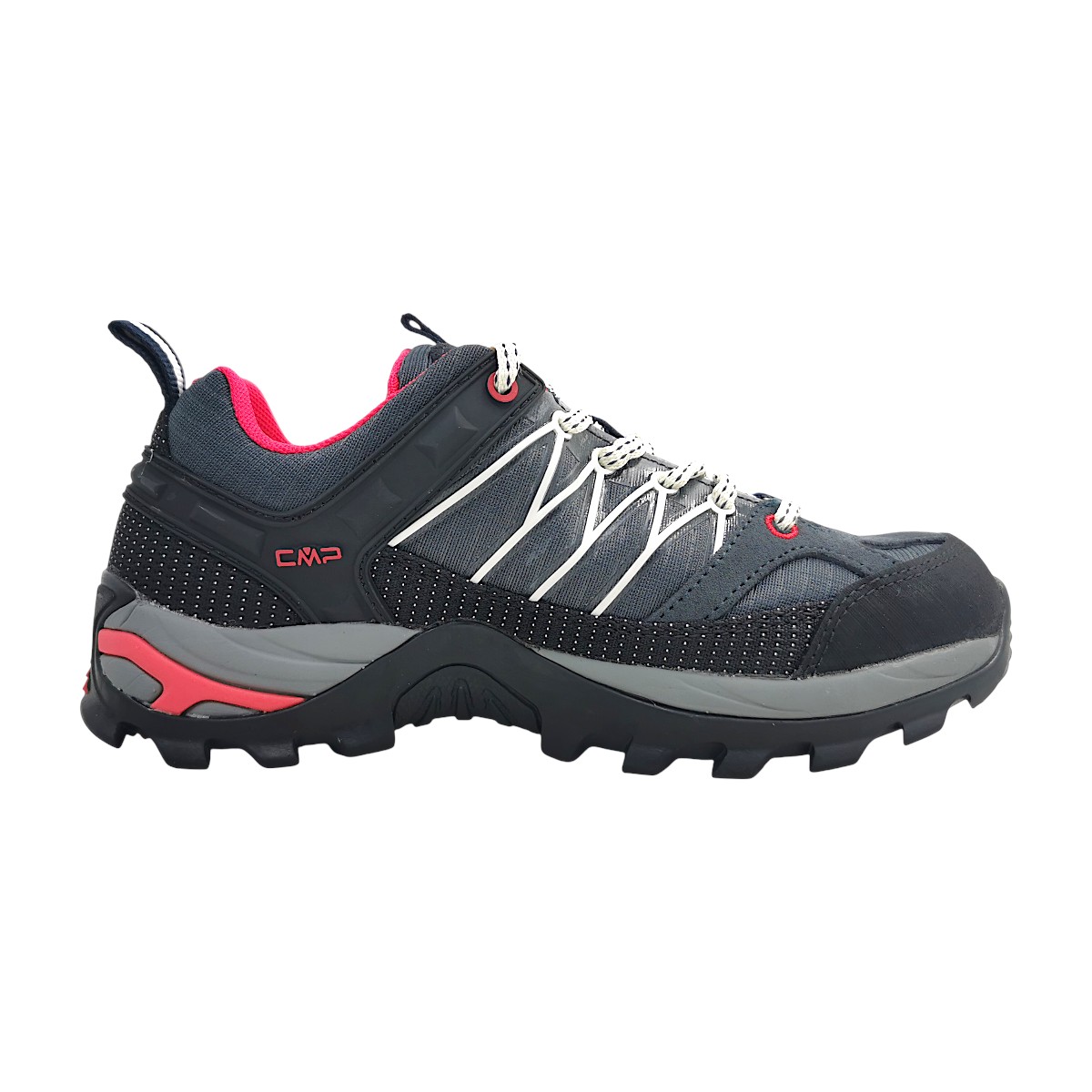 CMP Rigel Low WP 3Q54456 - 76UC Blau charcoal/white/Pink 76UC CMP Rigel Low WP 3Q54456 - 76UC Blau charcoal/white/Pink 76UC