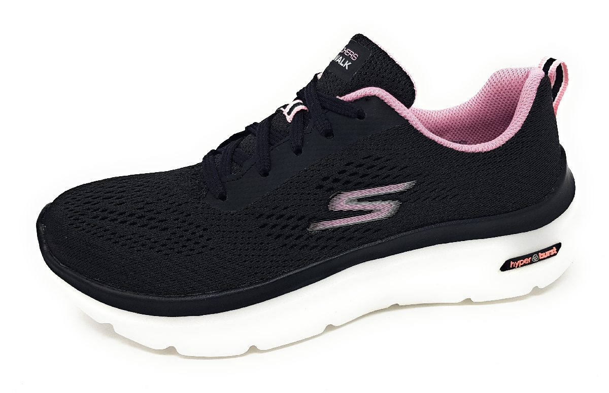 Skechers Go Walk 124578 BKPK Schwarz BKPK black/pink