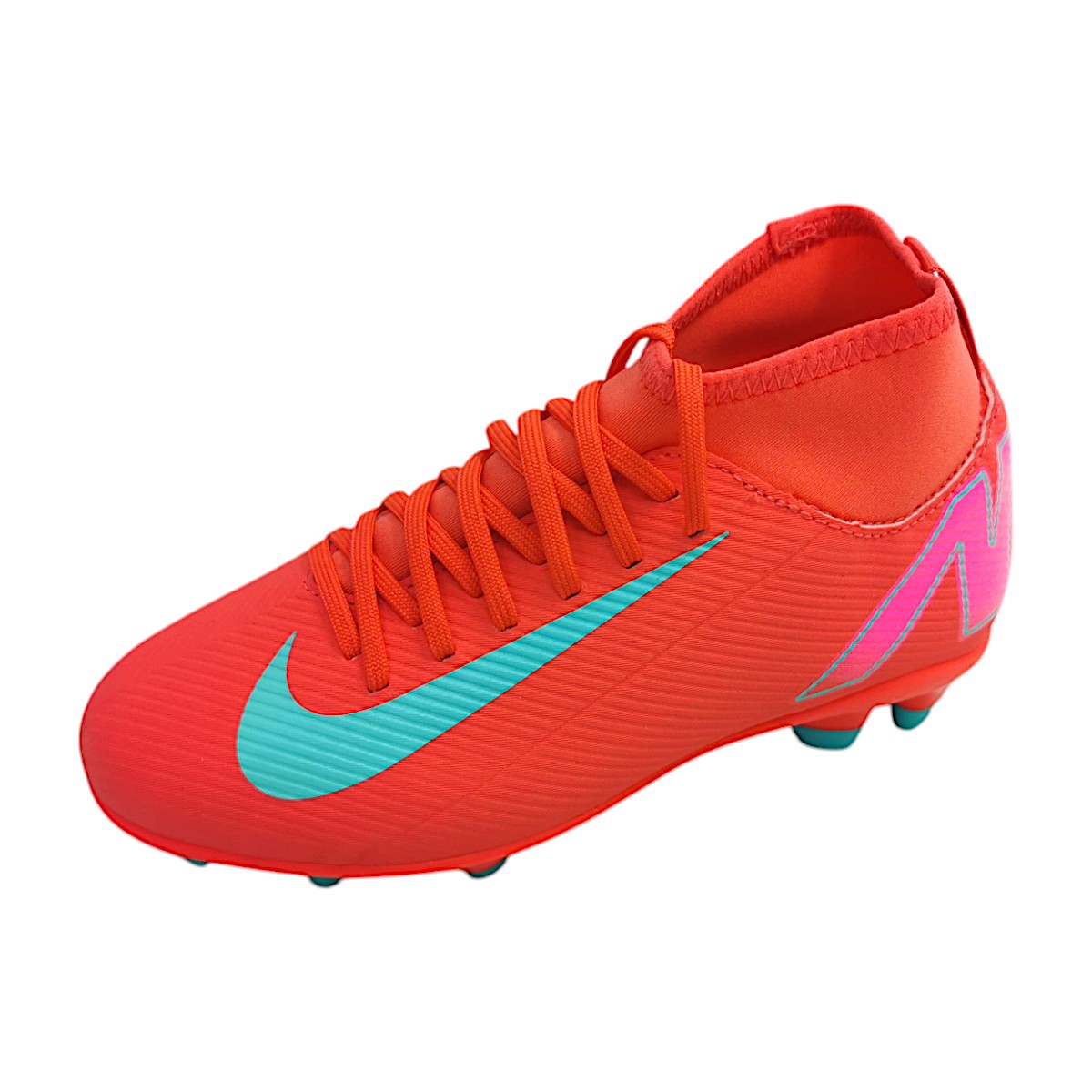 Nike JR SUPERFLY 10 CLUB FQ8318-800 Orange 800- Pink/Blau