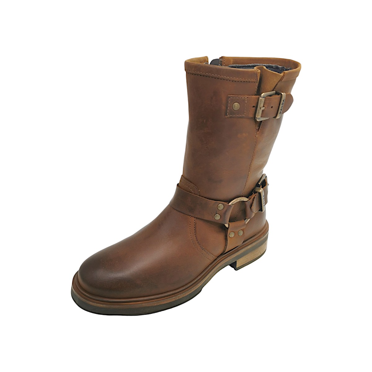 Palpa Damenschuhe Stiefel Reißverschluss Braun Freizeit (tabaco, Größe 42 EU)