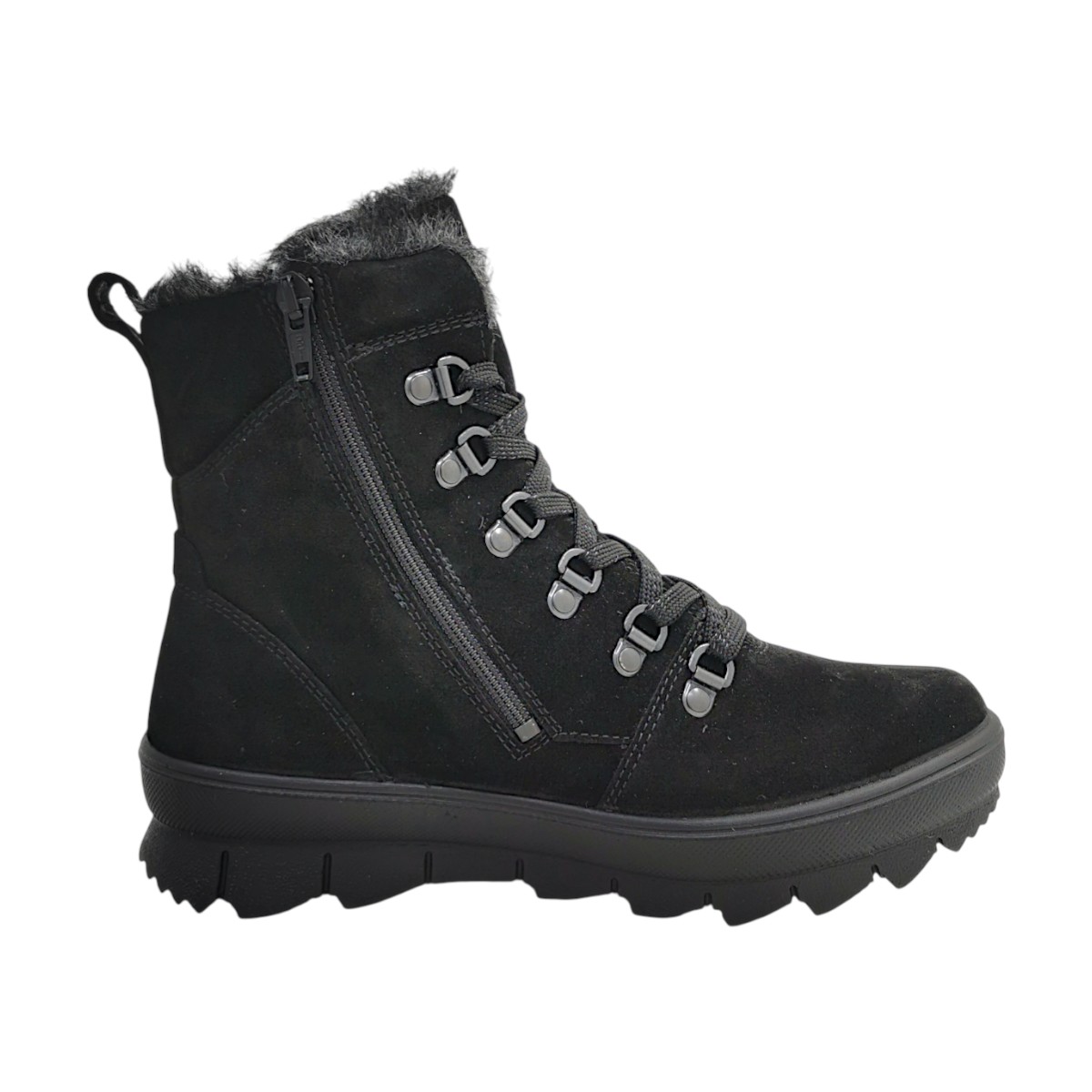 Legero Novara Damenschuhe Schnürstiefel Schwarz Freizeit (Schwarz 0000, Gr. 2:4)