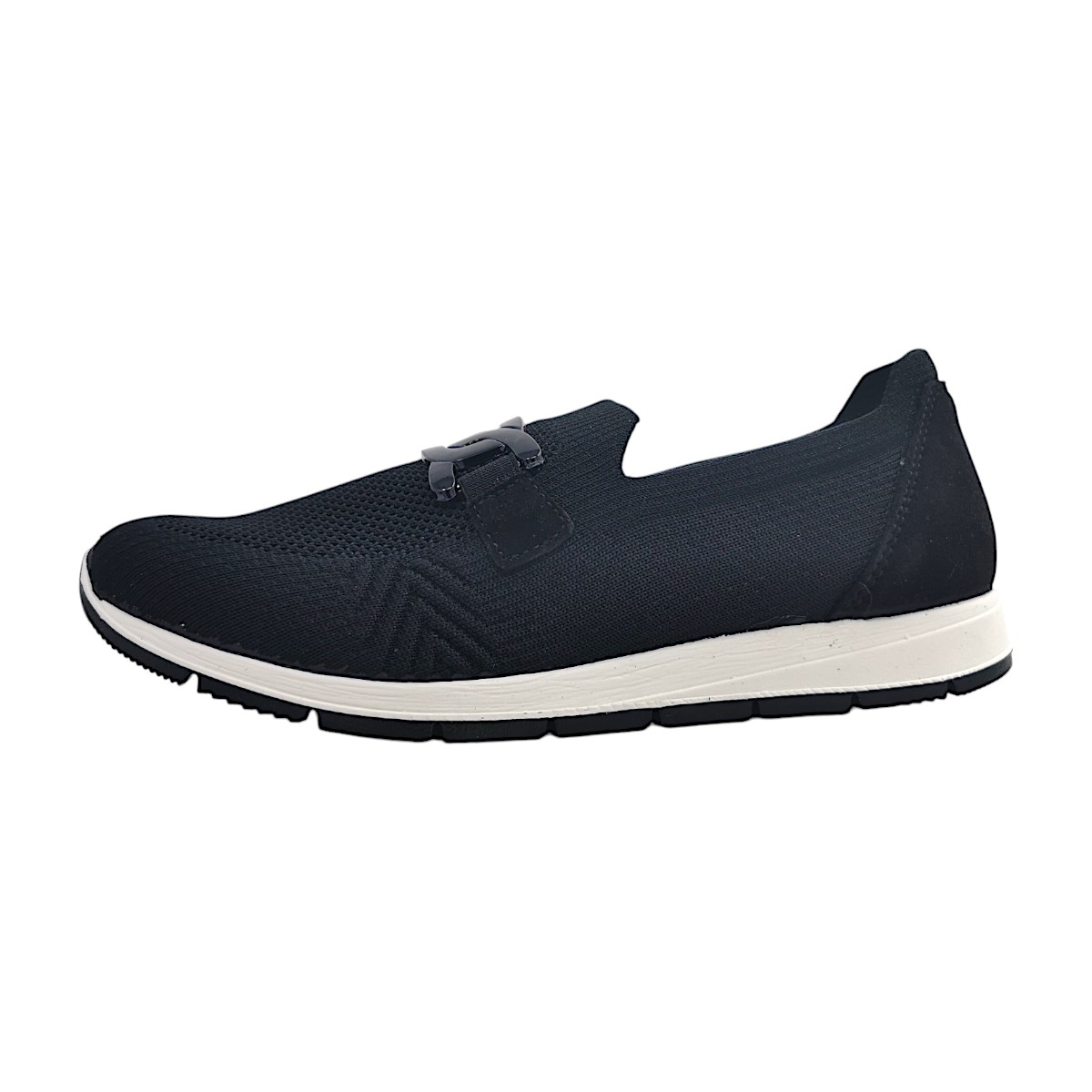 Imac Damenschuhe Halbschuhe Slipper Schwarz Freizeit
