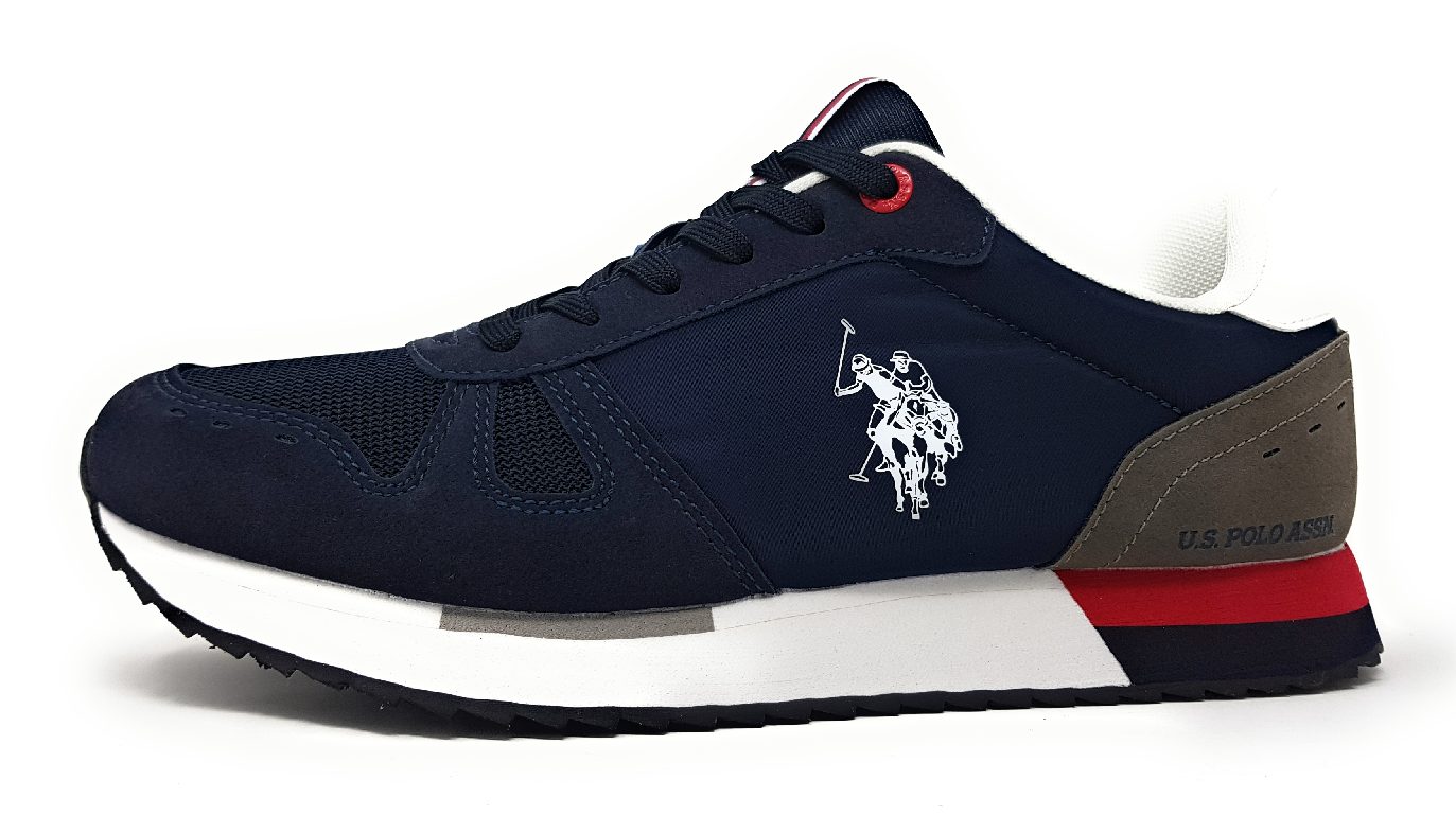US Polo Herrenschuhe Schnürschuhe Sneaker Blau Freizeit