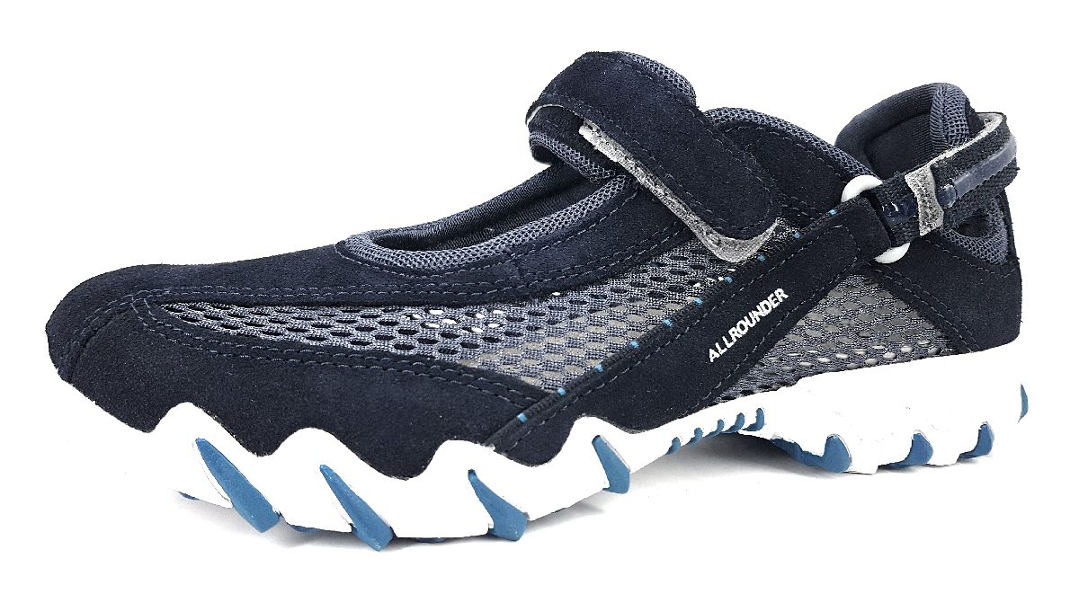 Allrounder by Mephisto Niro Damenschuhe Halbschuhe Slipper Slipper Blau Freizeit