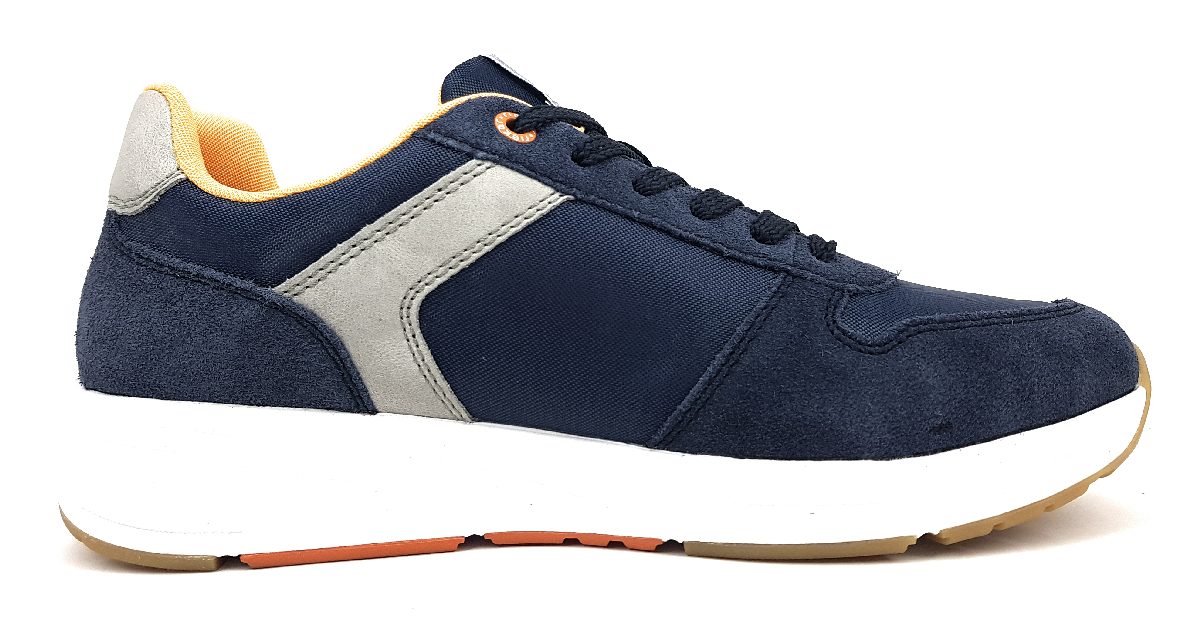 Rieker Samtcaft 07002-14 Blau 14 blau kombi