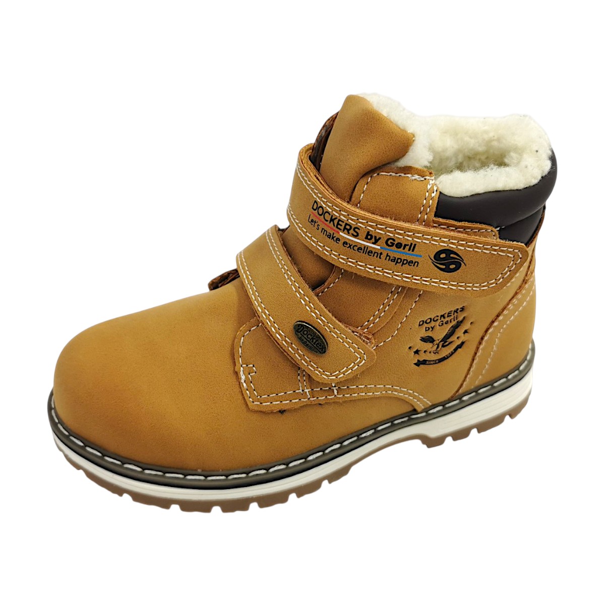 Dockers by Gerli Kinderschuhe Jungen Winterstiefel Gold Freizeit (golden tan 910, Gr. 1:28) Dockers by Gerli Kinderschuhe Jungen Winterstiefel Gold Freizeit (golden tan 910, Gr. 1:28)
