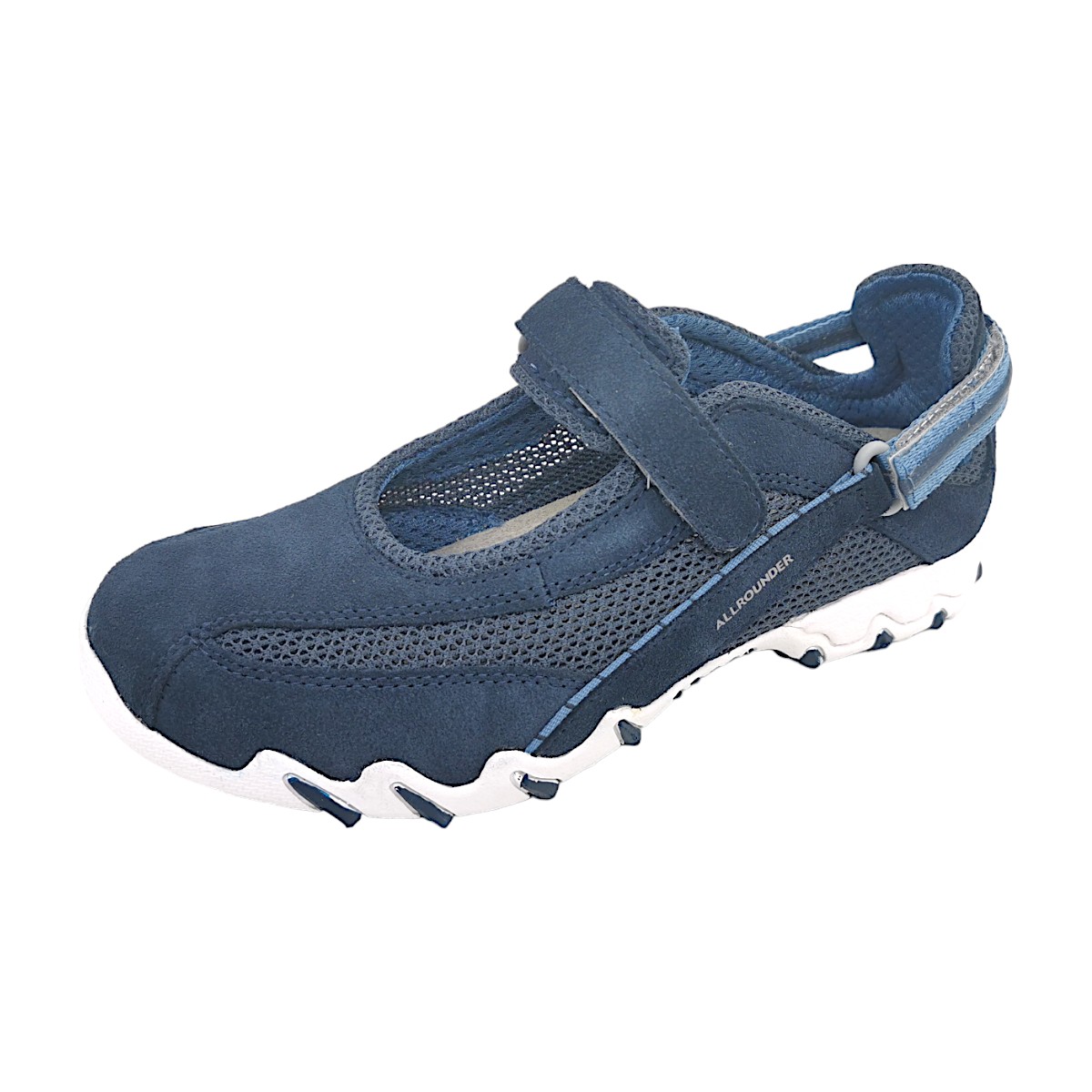 Allrounder by Mephisto NIRO C. SUEDE 04 Damenschuhe Halbschuhe Slipper (95 Denim/ Stargazer, Größe 41 EU)