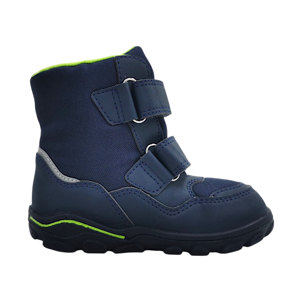 Lurchi Kenny Kinderschuhe Jungen Winterstiefel Blau Freizeit (Atlantic 03271, Größe 27 EU)
