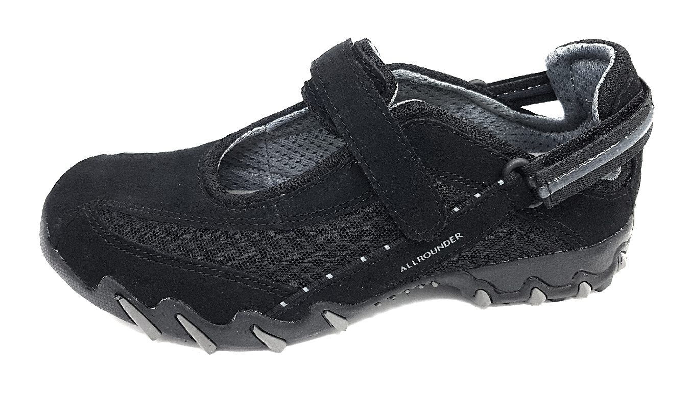 Allrounder by Mephisto Niro C. Suede P2007637 Schwarz 14 Black