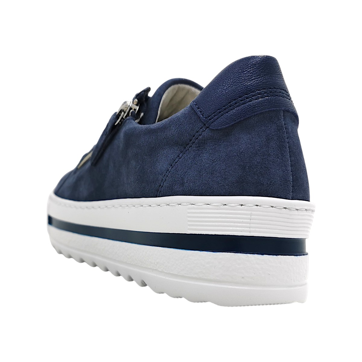 Gabor Comfort Damenschuhe Schnürschuhe Sportive Blau Freizeit (river/marine, Gr. 2:4.5)