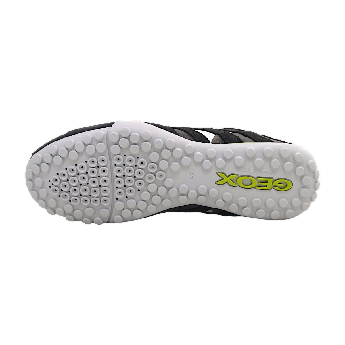 Geox UOMO SNAKE U4507A 022EK Grau C1E3S- Graphite/Lime Gree