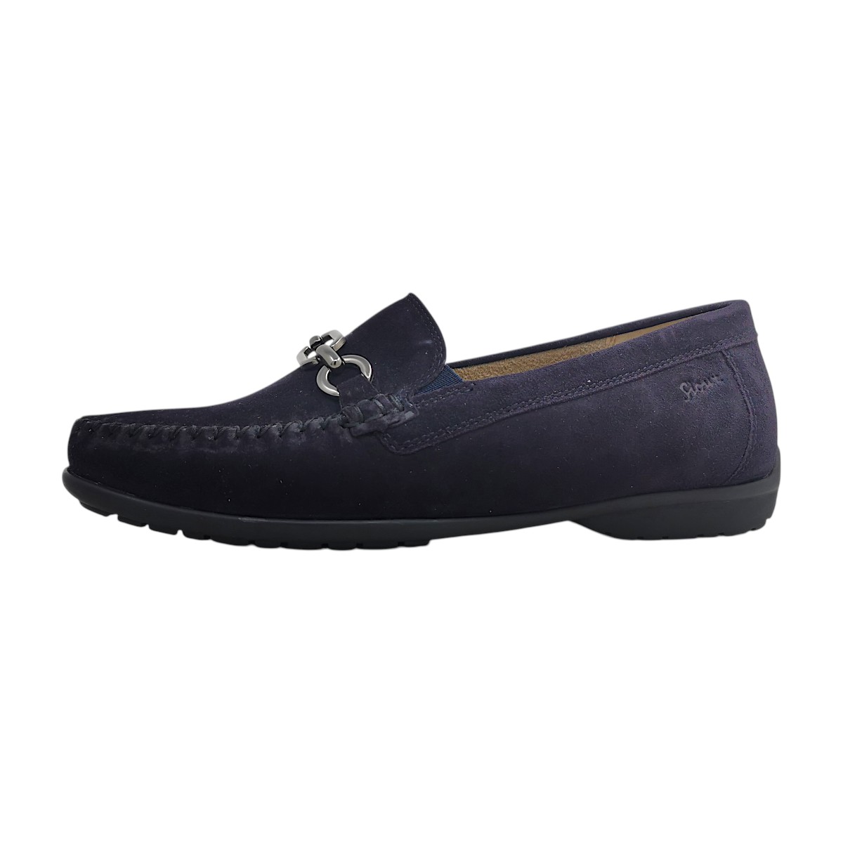 Sioux Cortizia Damenschuhe Halbschuhe Mokassin Slipper Blau Freizeit