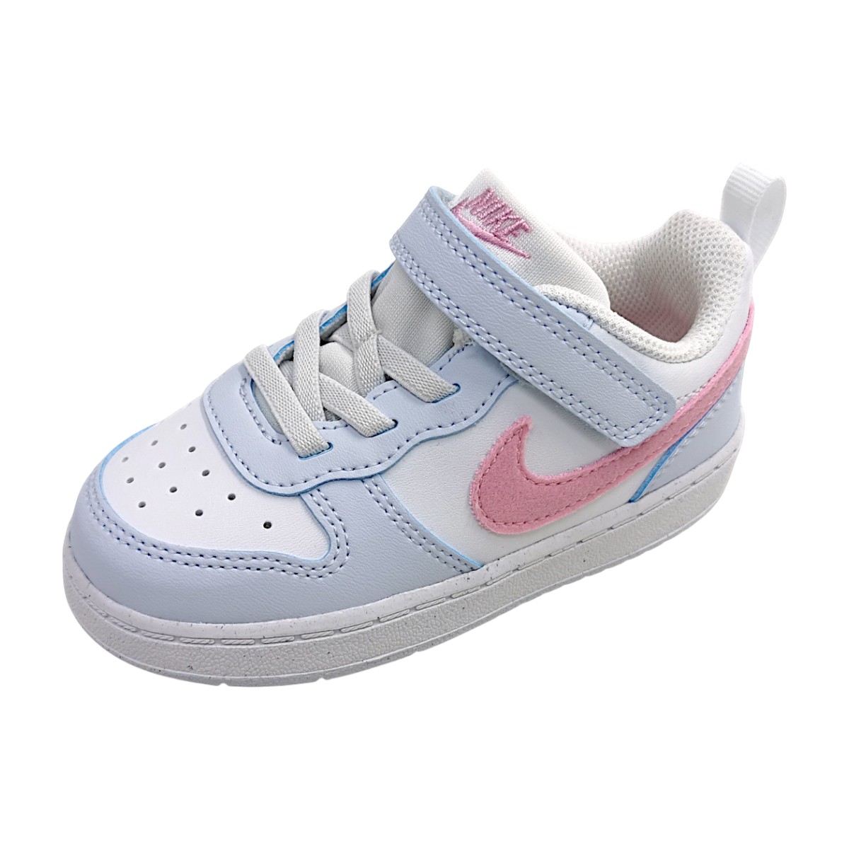 Nike Court Borough low IQ2727-101 Weiß white/pink/blue 101