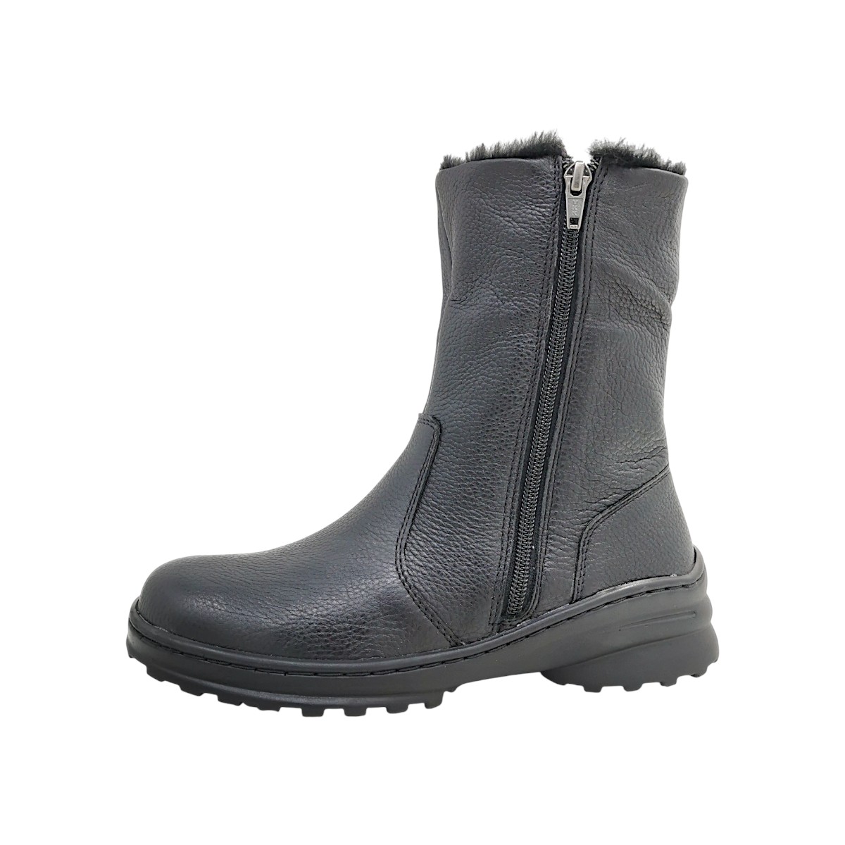 Lark & Finch Trek Boot B Damenschuhe Stiefel Reißverschluss Schwarz Freizeit (black, Größe 36 EU)