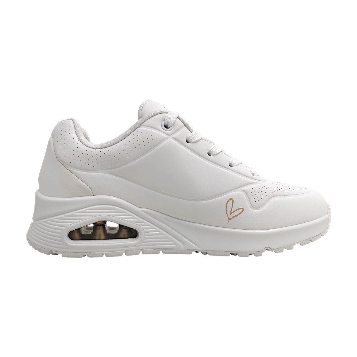Skechers Uno-Golden Heart 177975 WTRG Weiß white/rosegold WTRG