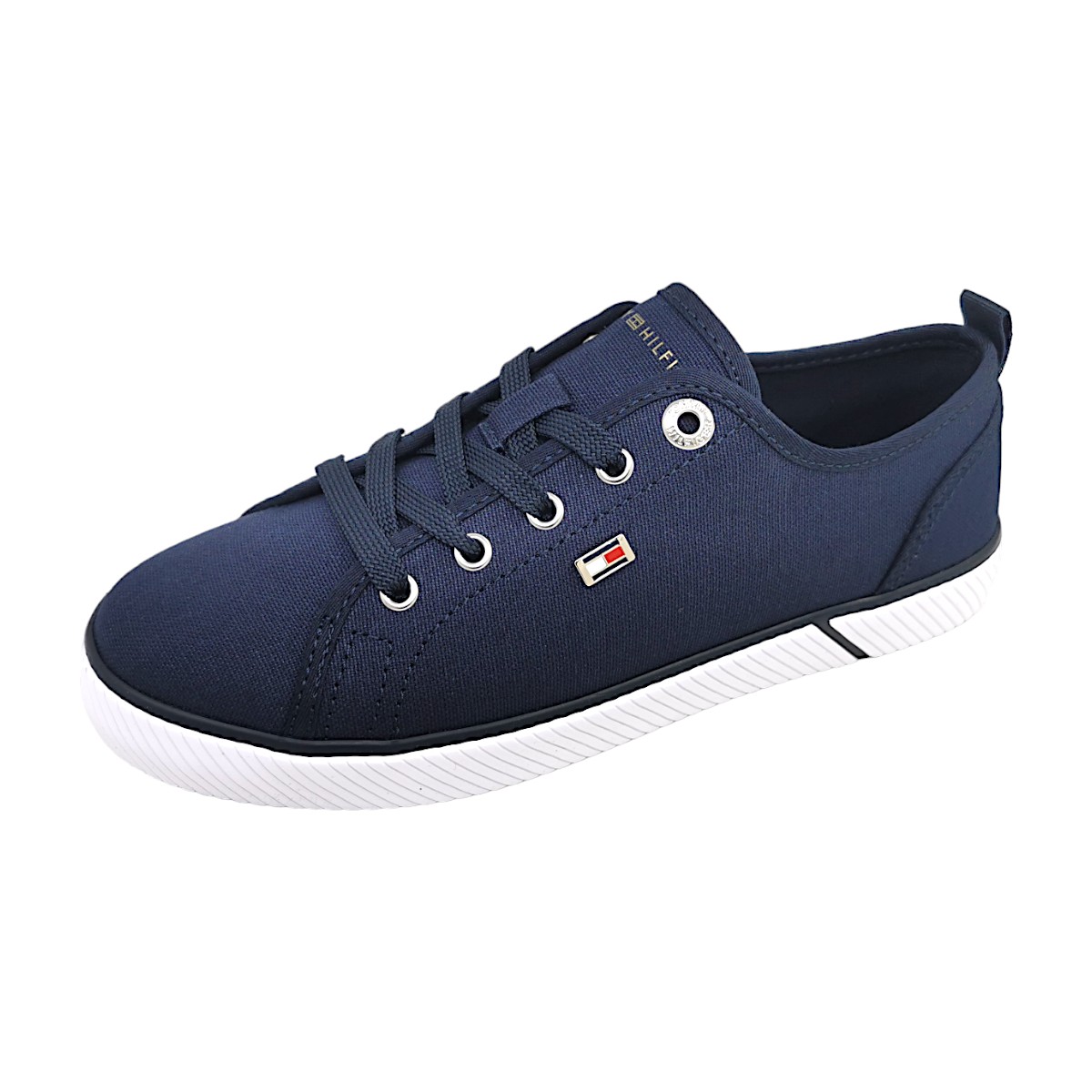 Tommy Hilfiger Vulc Canvas FW0FW08063 Blau DW6 space blue Tommy Hilfiger Vulc Canvas FW0FW08063 Blau DW6 space blue