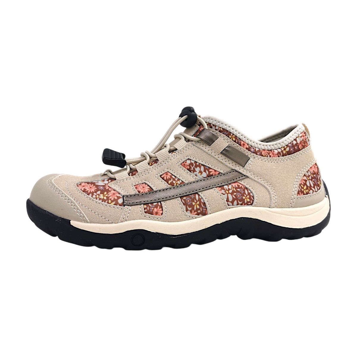 Post Xchange Damenschuhe Halbschuhe Slipper sportlicher Schnürer Beige Freizeit
