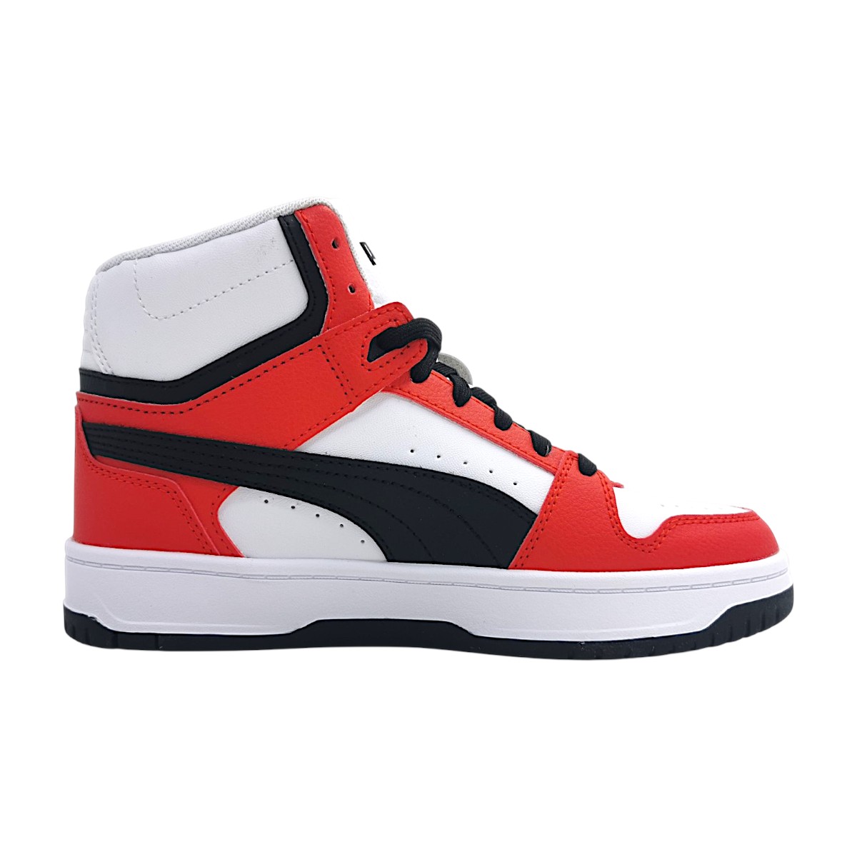 Puma Rebound Slam Mid Jr. 408800-04 Weiß red/black/white 04