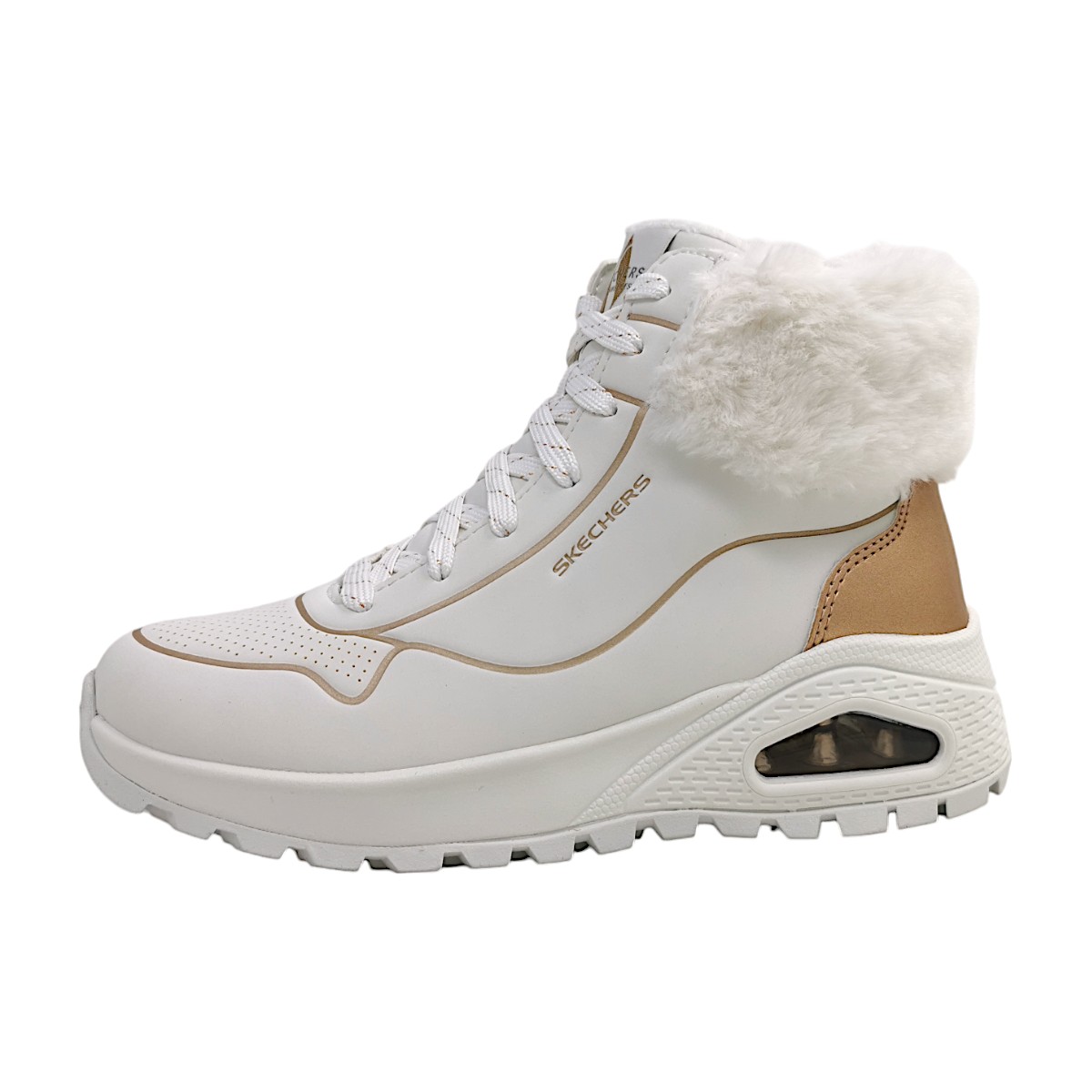 Skechers Uno Damenschuhe Schnürstiefel Weiß Freizeit (WTRG Weiß, Größe 39 EU) Skechers Uno Damenschuhe Schnürstiefel Weiß Freizeit (WTRG Weiß, Größe 39 EU)