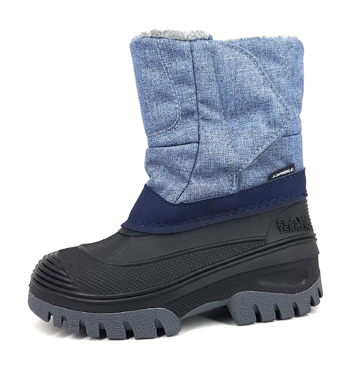 Spirale Kinderschuhe Jungen Winterstiefel Blau Freizeit