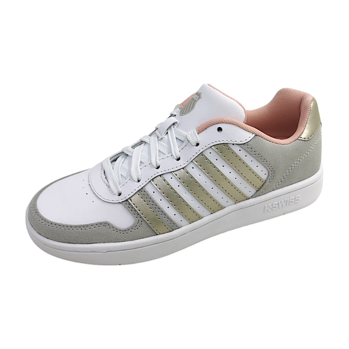 K-Swiss Pallisades 96931-091 Weiß grey white champagner K-Swiss Pallisades 96931-091 Weiß grey white champagner