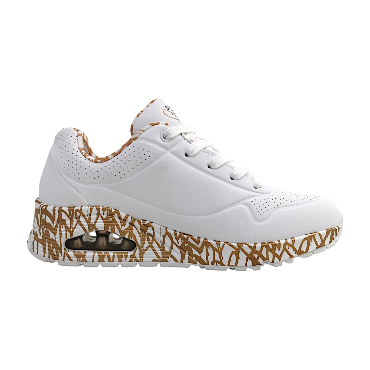 Skechers Uno-Loving Love 155506 WTRG Weiß white/rosegold WTRG Skechers Uno-Loving Love 155506 WTRG Weiß white/rosegold WTRG