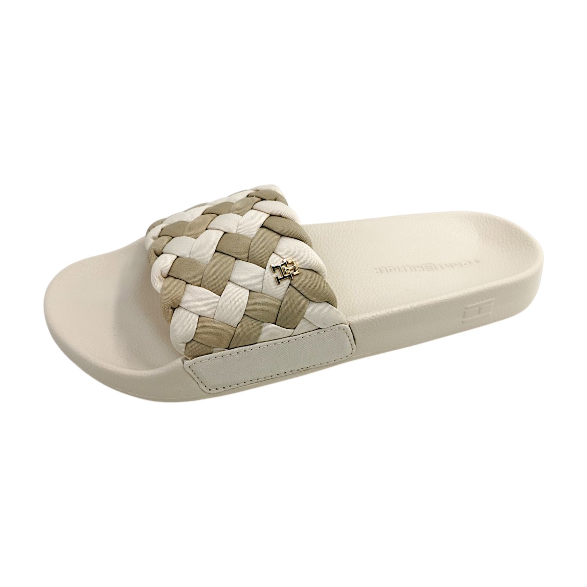 Tommy Hilfiger Braided Pool Slide FW0FW092030F4 Beige Soft cream/ Beige 0F4 Tommy Hilfiger Braided Pool Slide FW0FW092030F4 Beige Soft cream/ Beige 0F4