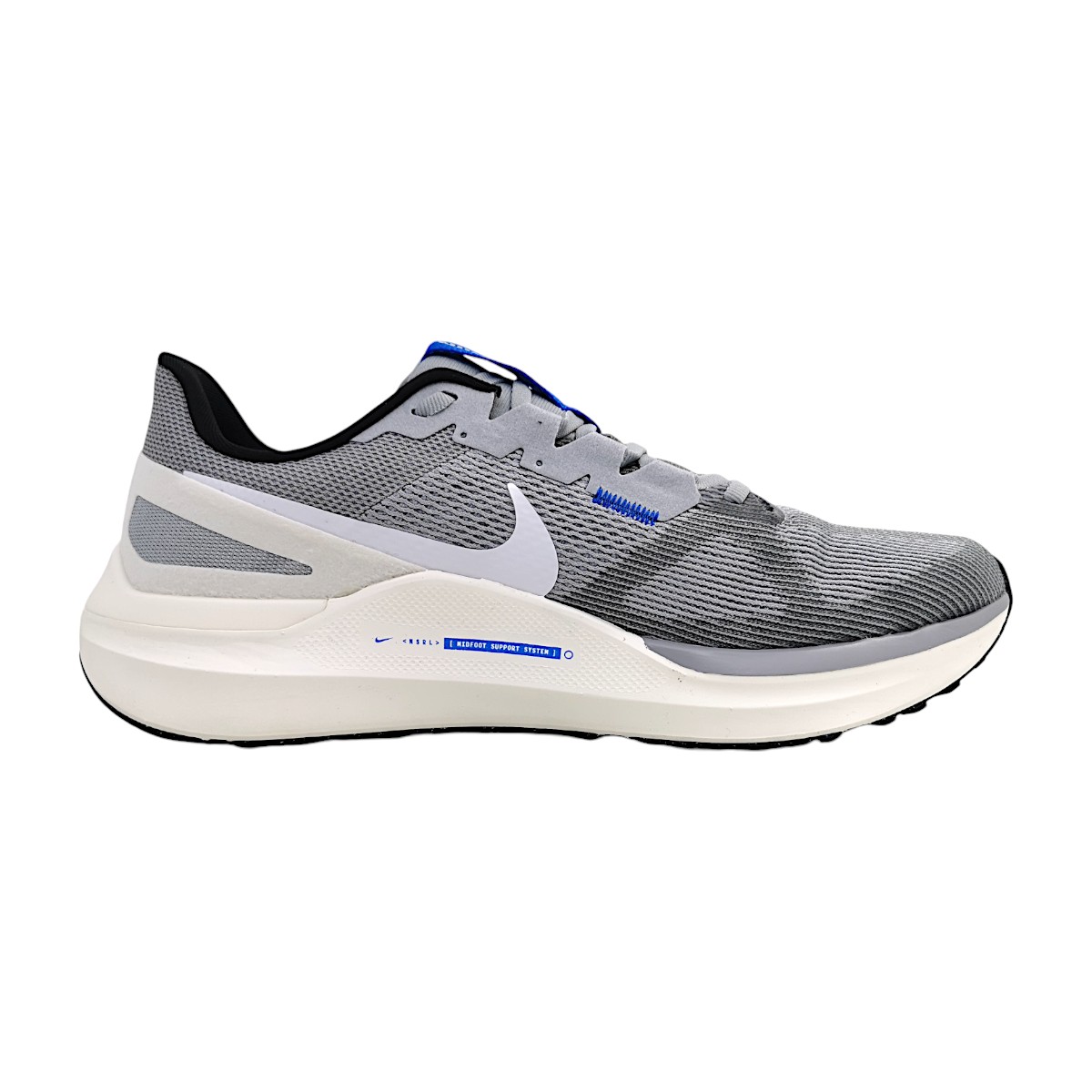 Nike Structure Sportschuhe Herren Laufschuh Grau Freizeit (011 grey, Größe 41 EU)