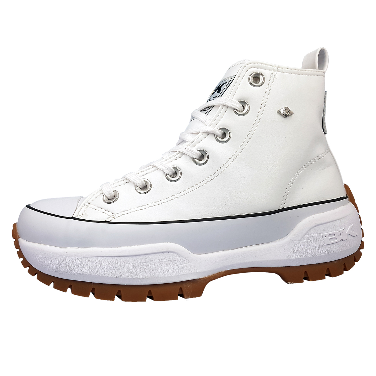 British Knights Sportschuhe Damen Trainingsschuhe Sneaker high Weiß Freizeit