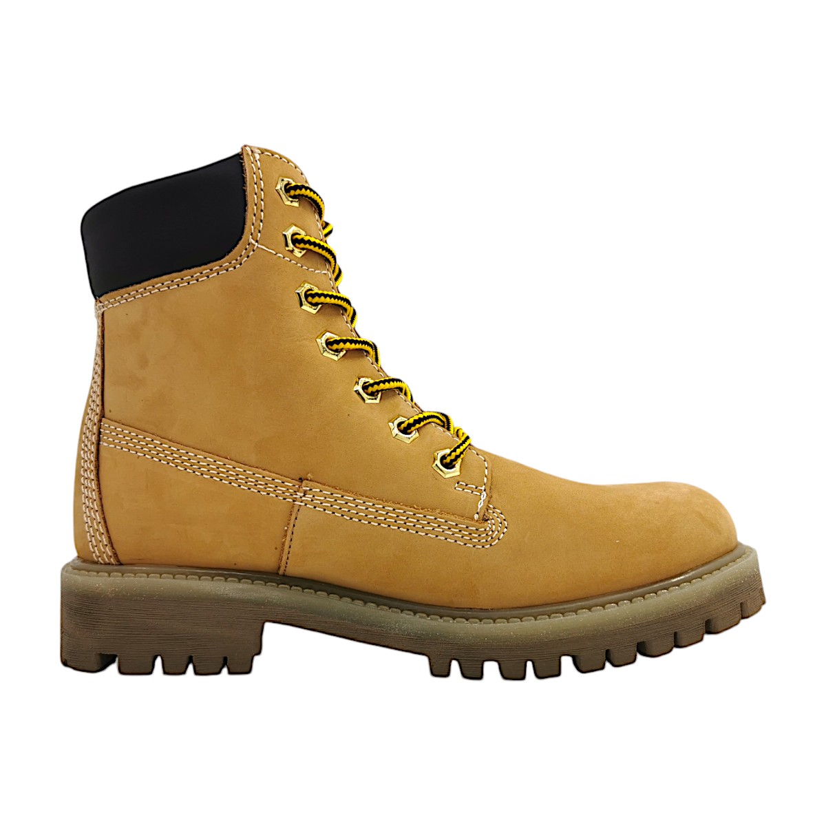 Extim Damenschuhe Schnürstiefel Gelb Freizeit (yellow, Größe 40 EU)