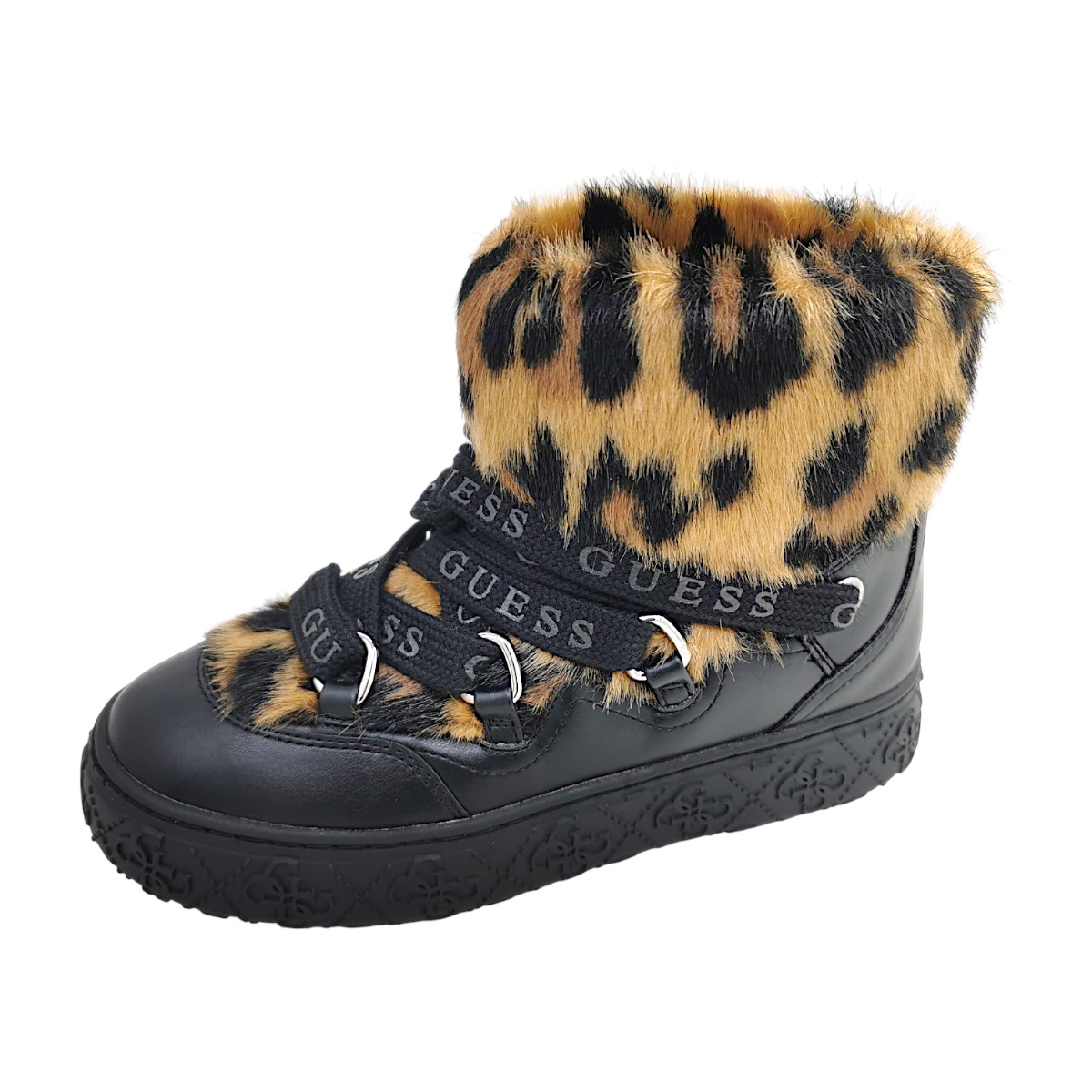 Guess Uneek Damenschuhe Gefüttert Winterstiefel Schwarz Freizeit (leo/schwarz, Größe 39 EU) Guess Uneek Damenschuhe Gefüttert Winterstiefel Schwarz Freizeit (leo/schwarz, Größe 39 EU)