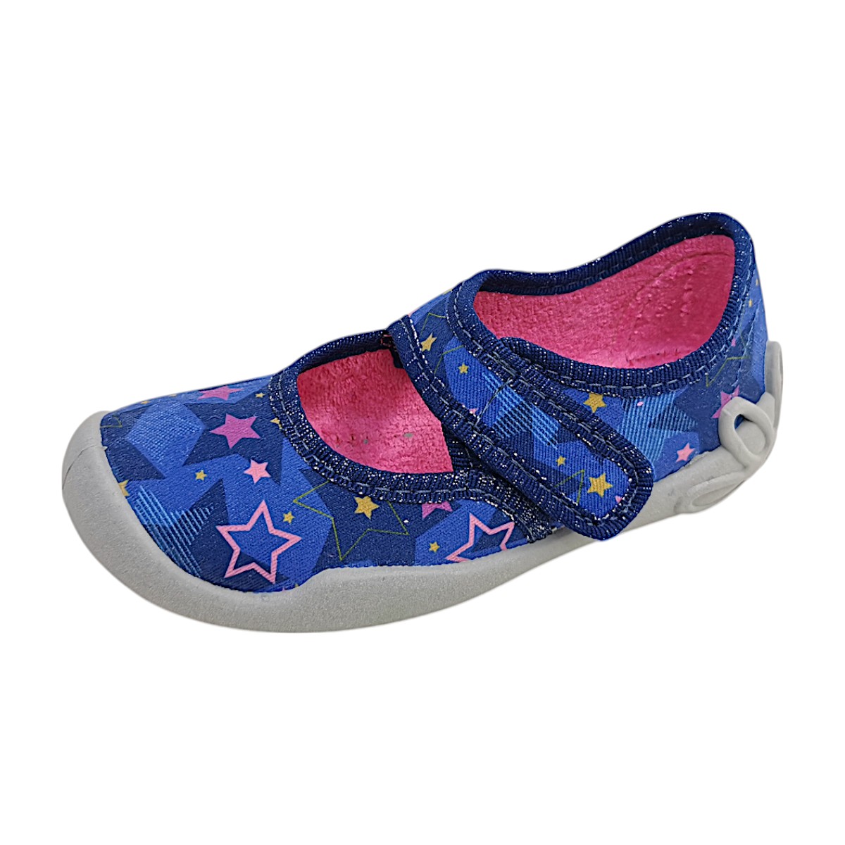Fischer Markenschuhe Blanka 652040/507 Blau blau/pink 507