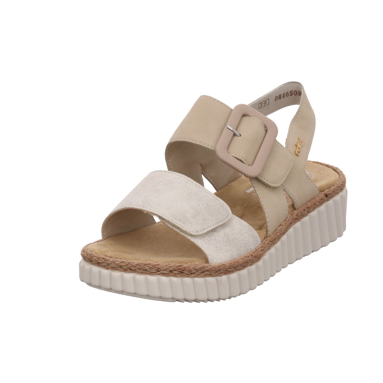 Rieker 69260-60 Beige beige-gold/perle